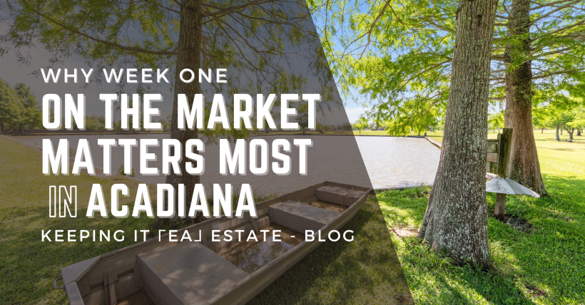 Why Your First Week on the Market Is the Most Important